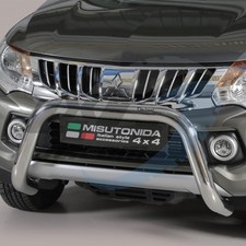 Mitsubishi L200 Series 5 76mm Stainless Steel Bull Bar
