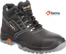 Safety Shoes Leather Grain Flower Waterproof Reptile RS S3 SRC SRC U-Power