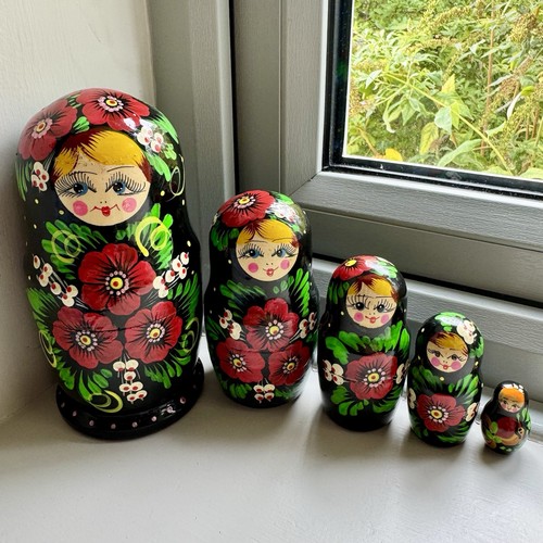 Vintage russian matryoshka - russian,