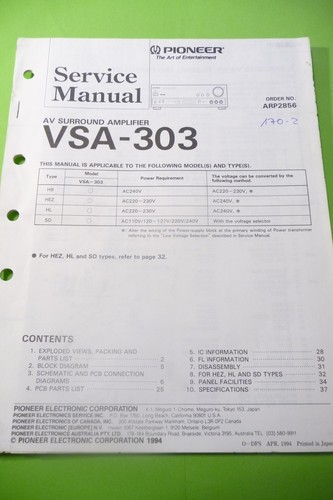 Service manual guide for - guide,