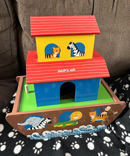 Wooden noah ark playset - wooden, noah’s
