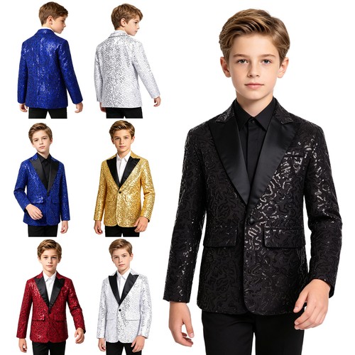 Kids boys shiny sequins - shiny,