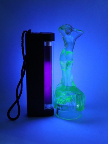Antique green uranium glass - antique,