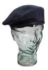 RAF Blue Grey Wool Beret WRAF With Leather Rim With Badge Eyelets ASST Sizes