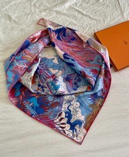 Hermes Cosmographia Universalis Silk Scarf 90 Cm New With Box And Receipt