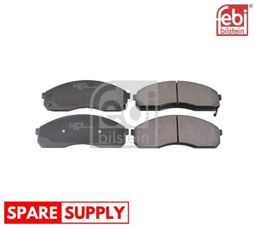 Brake pad set disc - pad, for