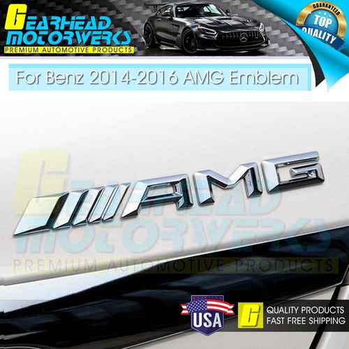 Chrome amg rear trunk - chrome,