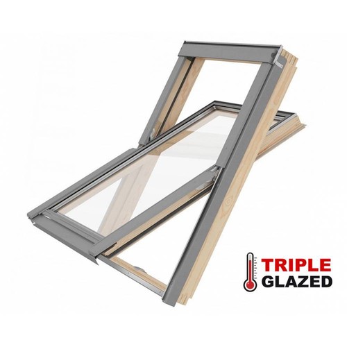 Rooflite triple glazed pine - triple,