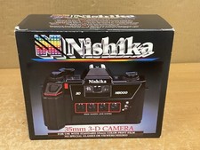 Nishika N8000 3D Film Camera Lenticular Stereo Photography for Repair