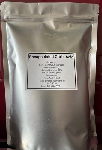 Encapsulated citric acid - citric, 90%