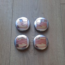 4 X SEAT ALLOY WHEEL CENTRE