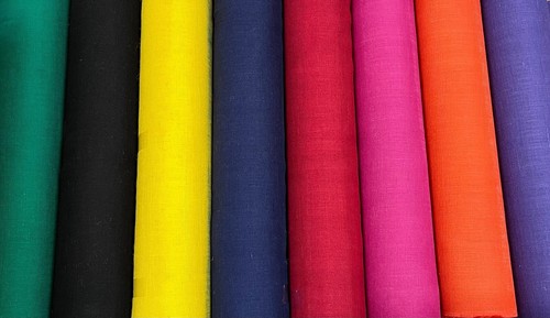 Hessian jute coloured fabric - coloured,