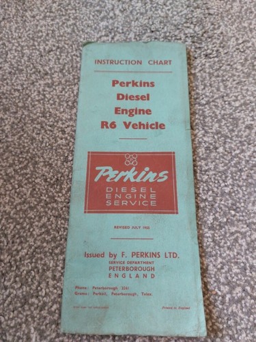 Perkins diesel engine - diesel, r6