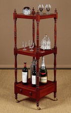 Antique Narrow Mahogany Dumb Waiter c.1870