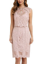 Lipsy VIP Pink Nude Midi Dress