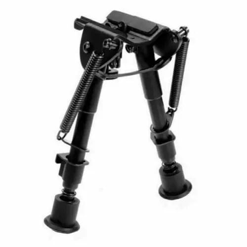 Spring swivel bipod - 6"-9",