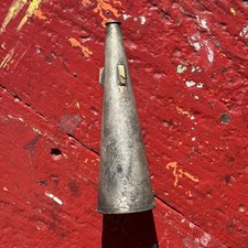 Antique 1880s Trumpet Straight Mute York & Son Cornet Metal Late 19th Century