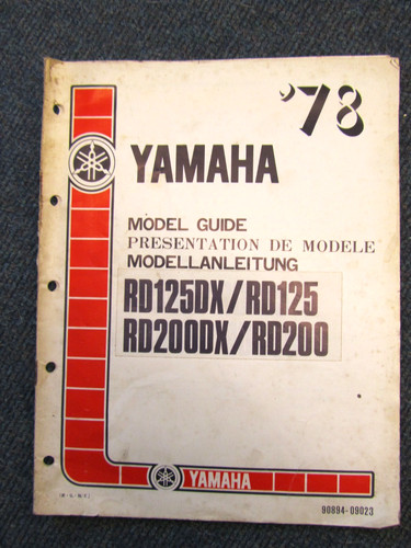 Yamaha rd125 rd125dx - rd125dx, rd200