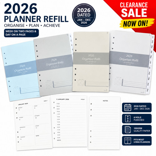 Genxon 2026 planner refill - 2026,