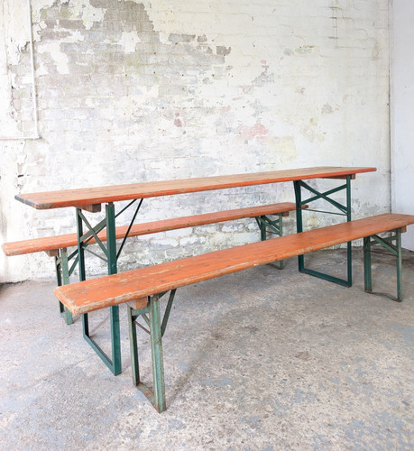 Vintage beer garden table - vintage, &