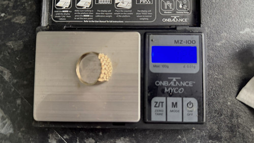 9ct old row keepers ring - 9ct,