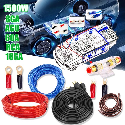 1500w 8ga car amplifier wiring - 8ga,