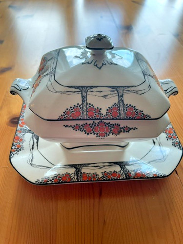 Art deco crown ducal - deco,