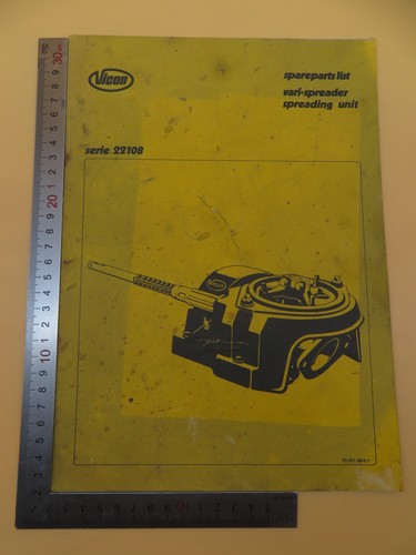 Vicon spareparts list serie - vicon,