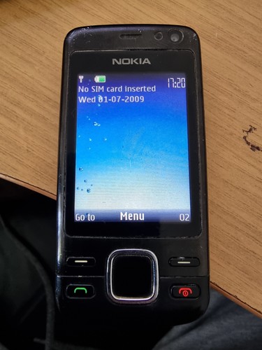 Nokia 6600i black slide mobile - nokia,