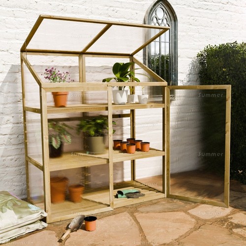 Large wooden growhouse - wooden,