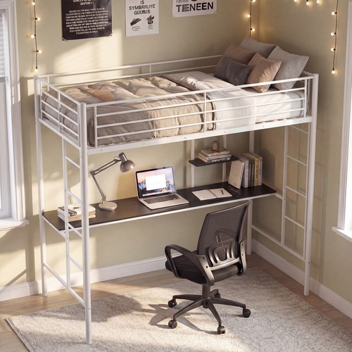 Single bed loft - frame, with