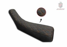Yamaha DTR 125 JN-Design Seat Cover Black & Orange E387