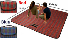 Extra Large Picnic Blanket Travel Outdoor Beach Park Camping Rug Folding Mat 150