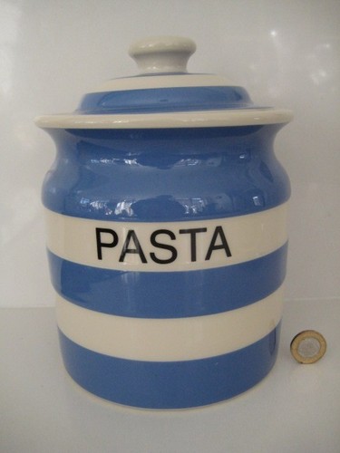 Vtg green cornishware blue - t, g