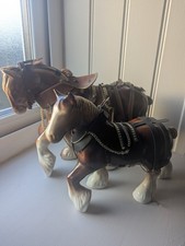 Vintage Shire Horse Figurines