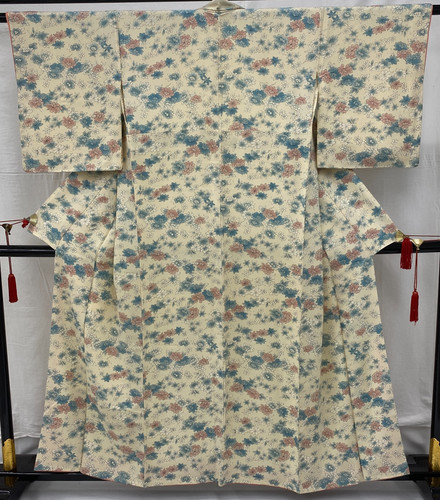 Japanese vintage kimono silk - kimono,