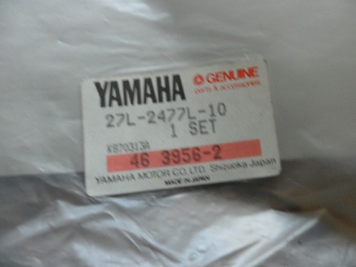 Genuine yamaha decal - genuine,