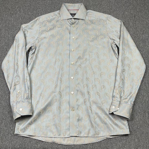 Eton shirt mens blue - 16.5,