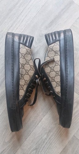 Gucci supreme black leather - gucci,