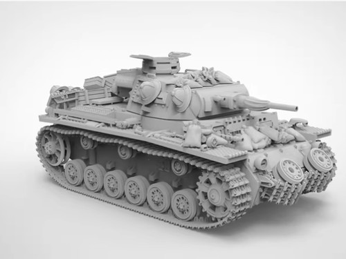 Printed german panzer - german,