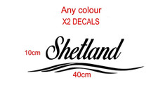 Shetland boat  decal/vinyl for cruisers/cabin boats/canal boat/powerboat
