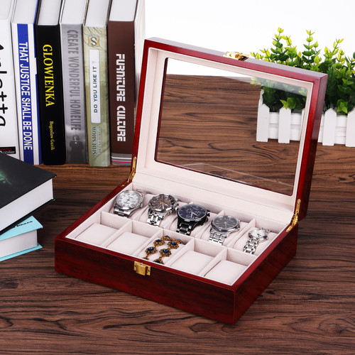 Wooden watch box - wooden,