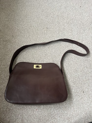 Vintage brown leather rayne - brown,