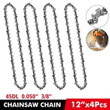 4 Pack 12 Inch Chainsaw Chain