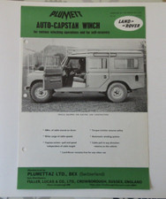 LAND ROVER PLUMETT AUTO