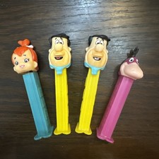 Loose Vintage The Flintstones Pez Dispenser Lot Of 4 — No Packaging/Candy
