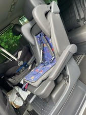 VW T5 CARAVELLE RARE FULL LEATHER REAR SWIVEL CAPTAINS CHILD BOOSTER SEAT