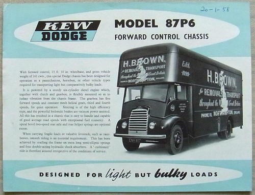 Kew dodge 87p6 - kew, forward