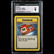 Pokédex 87/102 CGC 9 Mint Uncommon Graded WOTC Base Set 1999 Pokemon Card