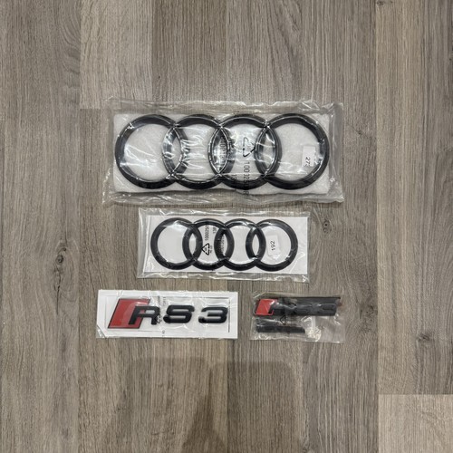 Audi rs3 gloss black - audi, set